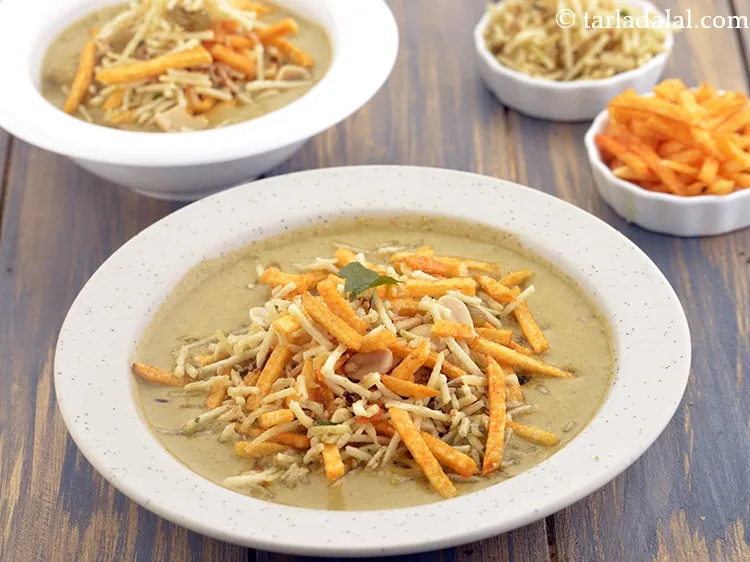 Step 42 – Serve <strong>farali misal recipe | upvas misal Indian snack | Maharashtrian upvasachi farali misal | …