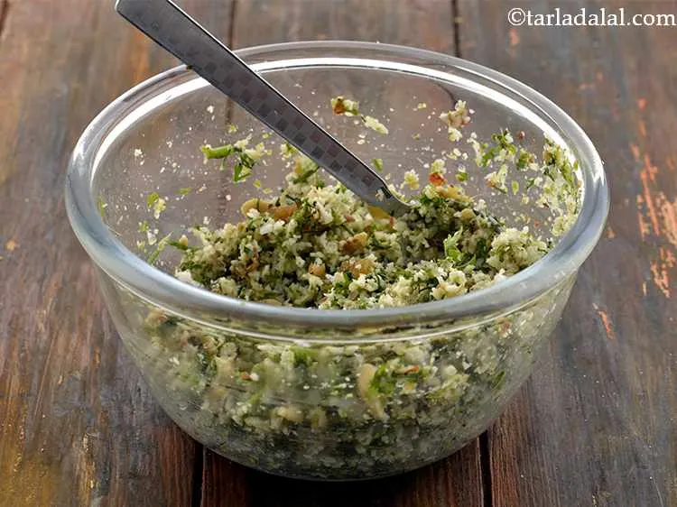 Step 11 – Mix well with a spoon and keep it aside.