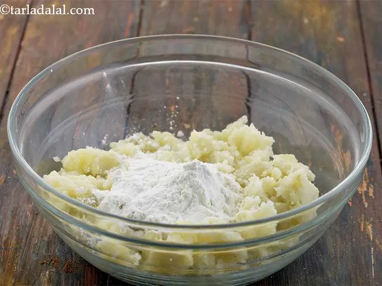 Step 13 – Add the arrowroot flour into it. It acts as a binding agent. We have used&nbsp;arrowroot …