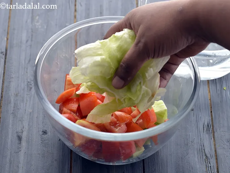 Step 18 – Submerge the lettuce leaves in a bowl of cold water. Let them sit for 5&ndash;10 …