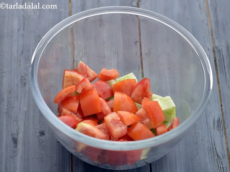 Step 17 – Add deseeded tomato cubes. You can even make use of cherry tomatoes to give a …