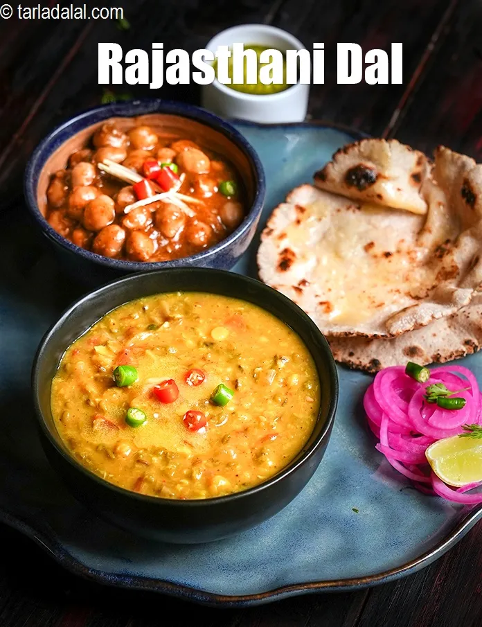 Step 35 – Serve <strong>Rajasthani dal | green moong dal and chana dal recipe | healthy&nbsp;Rajasthani dal | …