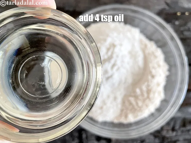 Step 5 – <meta charset="UTF-8" />Add&nbsp;4 tsp&nbsp;<a href="glossary-oil-671i">oil</a>.&nbsp;