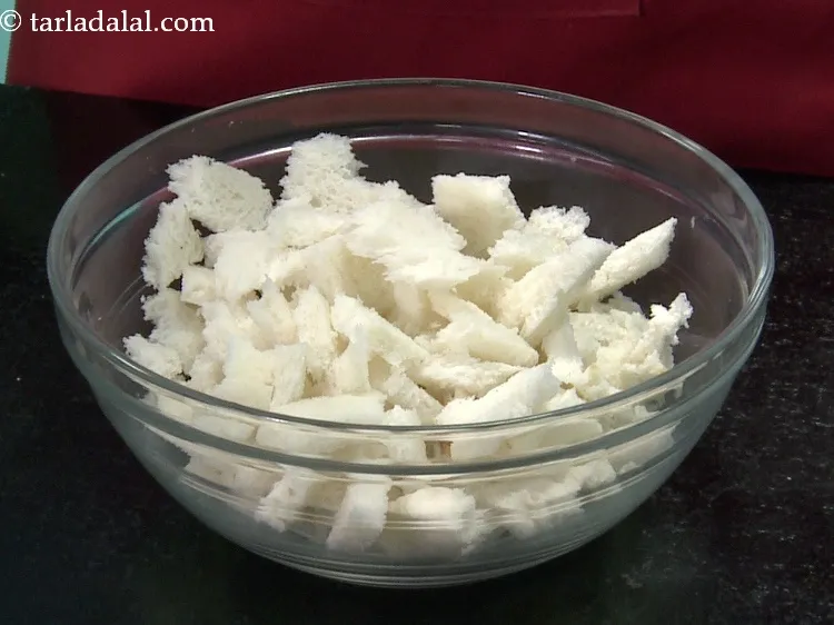 Step 6 – For the mixture of <strong>bread fritters recipe | Indian style bread bhaji | party starter …