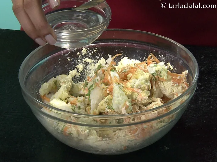 Step 15 – Add approx. &frac14; cup of water. Remember the quantity of water depends on the quality …