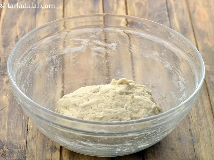 Step 10 – Knead into a soft dough using enough water.