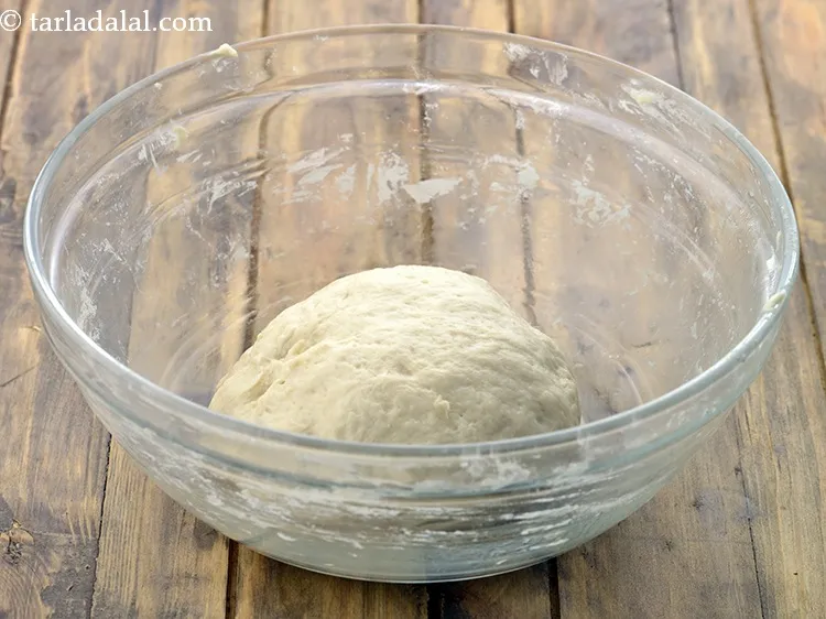 Step 12 – Press the dough lightly to remove the air, add the remaining 1/2 tsp of <a …