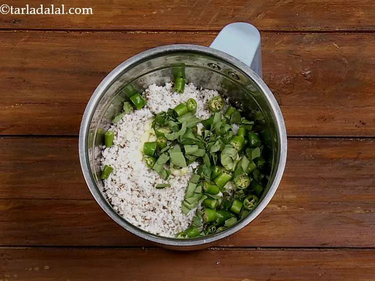 Step 5 – Add the green chillies and chopped curry leaves. Adjust the proportions of all the ingredients …