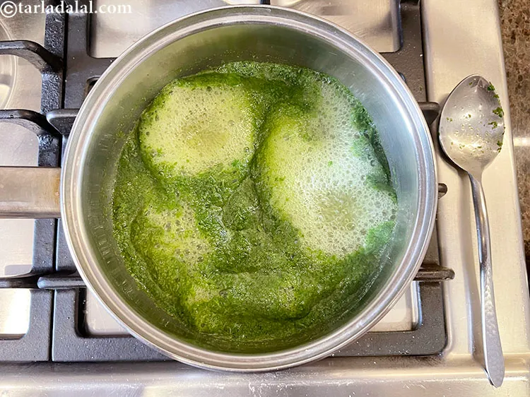 Step 14 – Boil for 5 to 7 minutes, while stirring occasionally. This image is taken at 3 …