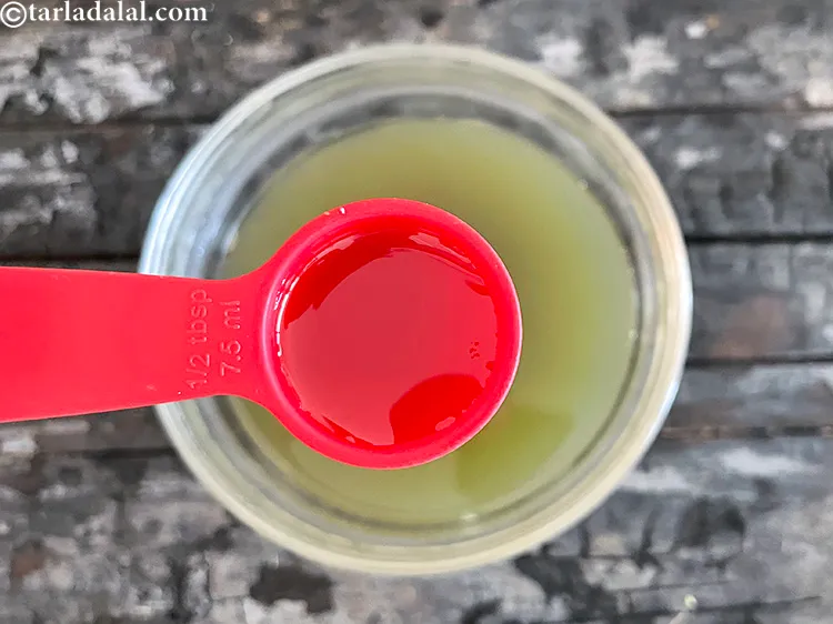 Step 17 – Let it cool down to luke warm and then add 1 teaspoon&nbsp;<a href="glossary-honey-467i">honey</a>. This is …