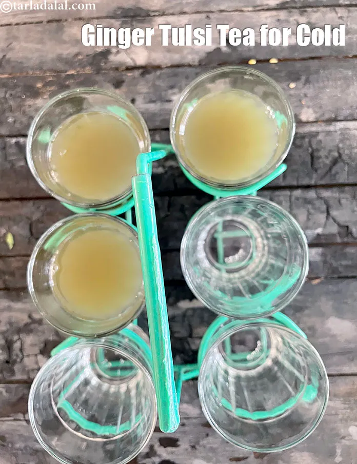 Step 19 – Serve <strong>homemade herbal tea |&nbsp;fresh healthy herbal tea&nbsp;|&nbsp;ginger tulsi tea for cold&nbsp;|&nbsp;how to make kadha …