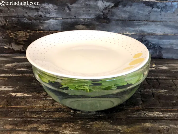 Step 8 – Cover with a lid and keep aside for 10 minutes.