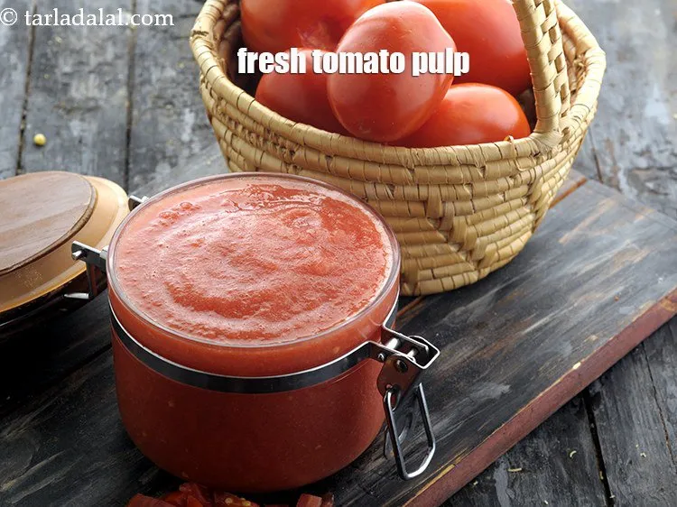 Step 28 – You can make the fresh tomato pulp in advance and keep.&nbsp;