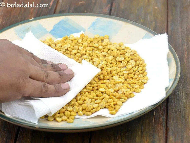 Step 32 – Use another absorbent paper and dab it lightly. This is to remove any excess oil.&nbsp;<br …