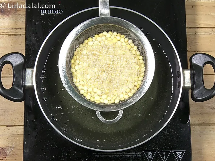 Step 27 – Deep-fry on a medium flame till it turns crisp. This would take approx. 7 to …