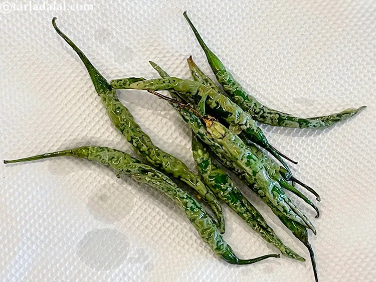 Step 6 – Drain on an absorbent paper.