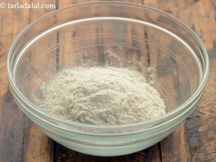 Step 2 – To make batter for&nbsp;<strong>fried mozzarella sticks | homemade mozzarella cheese sticks | &nbsp;Indian style cheese …