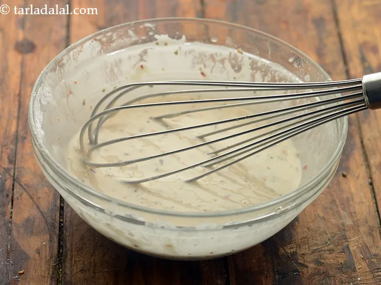 Step 7 – Mix very well using a whisk. Make sure there are no lumps left. Keep aside.