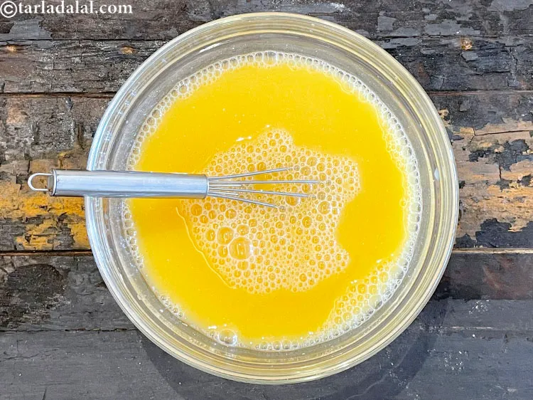 Step 7 – Mix well using a whisk.