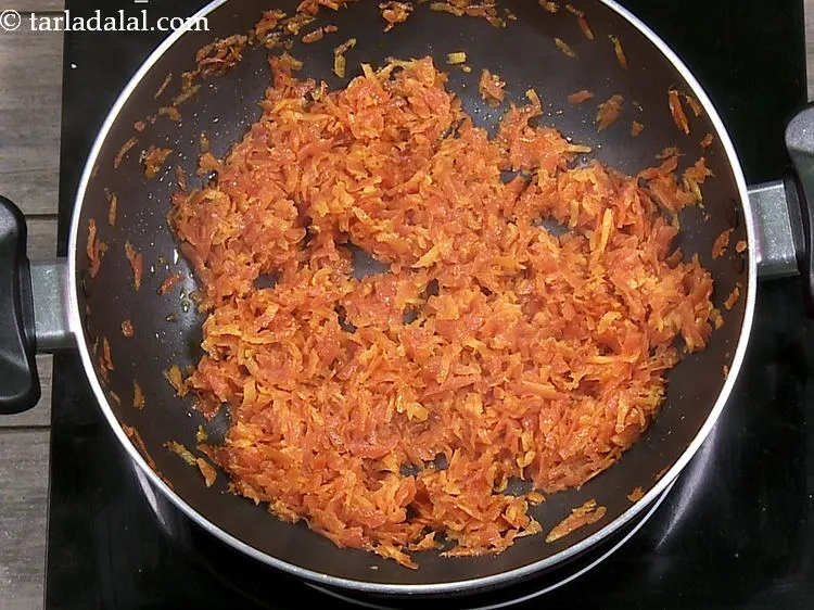 Step 15 – Mix well and cook on a medium flame for 6 to 8 minutes, while stirring …