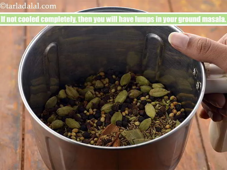 Step 26 – <meta charset="UTF-8" />Transfer the roasted spices to a mixer jar. If not cooled completely, then …