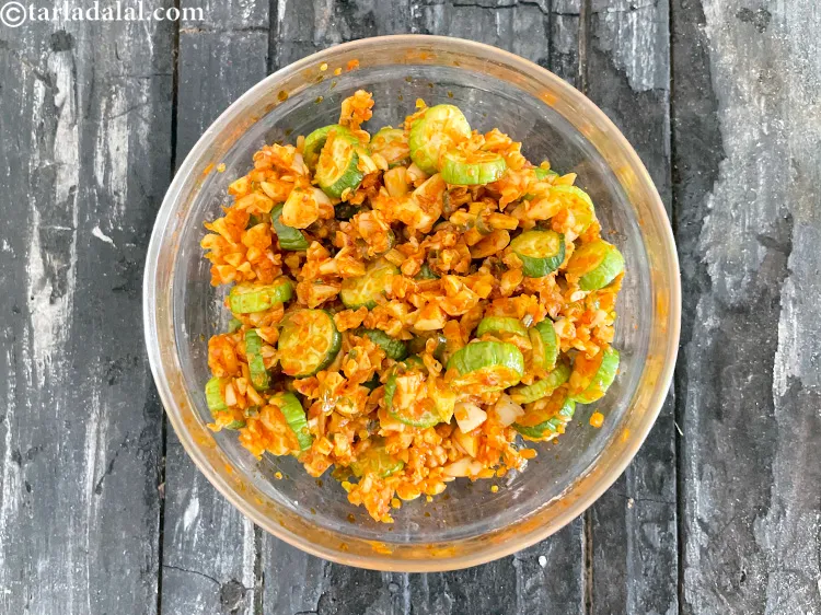 Step 26 – This is what the achar looks like after 2 hours.