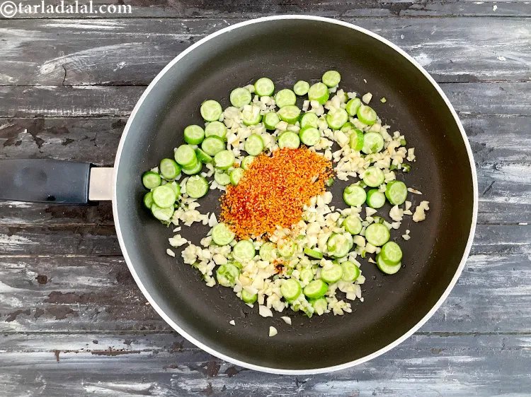 Step 22 – Add the prepared masala.