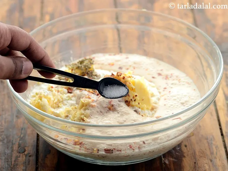 Step 13 – Add salt.