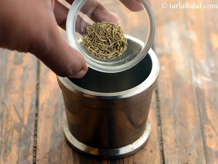 Step 19 – Add 1/4 tsp dried rosemary.