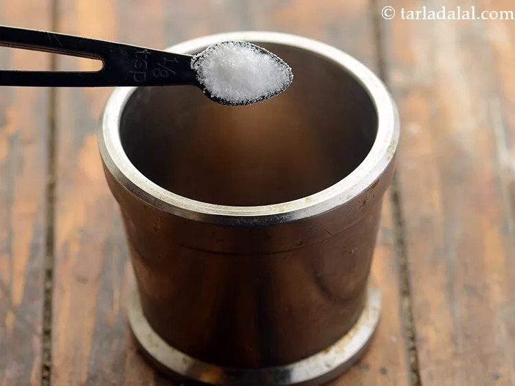 Step 23 – Add 1/8 tsp salt.