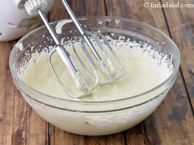 स्टेप 11 – १ और मिनट के लिए फिर से बीट करें और …