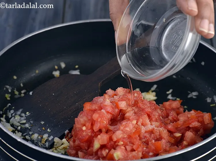 Step 29 – Add 1 tbsp of water for cooking.&nbsp;