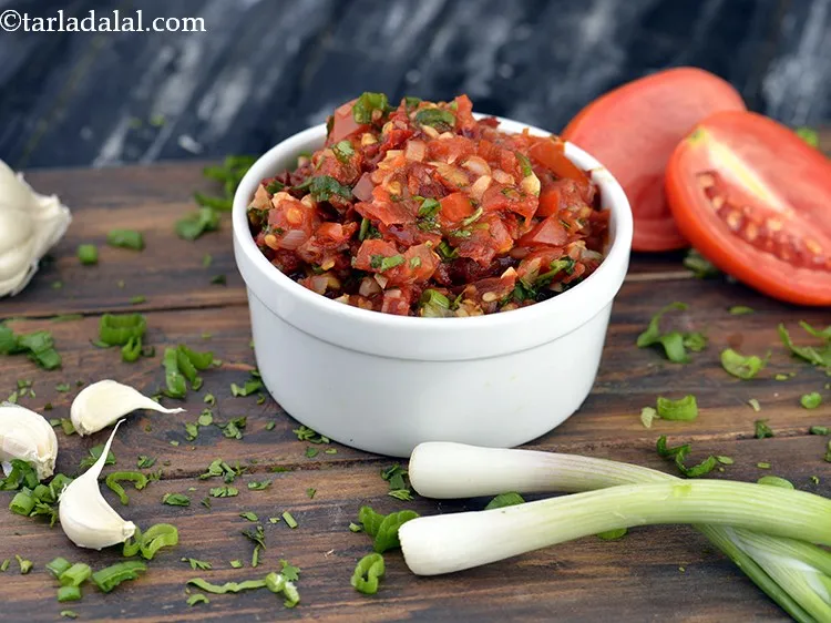 Step 17 – <strong>Chunky Garlic Tomato Chutney |</strong><strong>&nbsp;tomato garlic chutney | healthy garlic tomato chutney |&nbsp;</strong>is ready for …