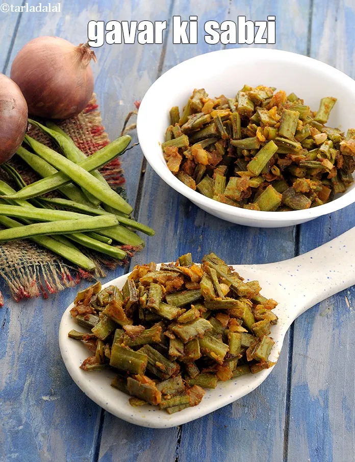 Step 18 – <p>Serve <strong>gawar ki sabzi</strong> hot. This <strong>dry gawar ki sabzi</strong> tastes best with <a href="https://www.tarladalal.com/chapati-healthy-chapati-for-weight-loss-7608r">chapati</a> …