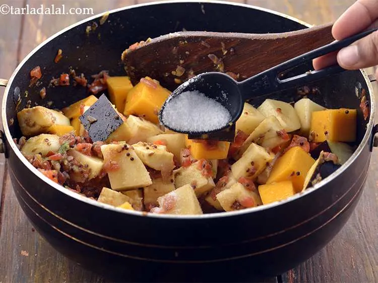 Step 18 – Add the salt to taste.