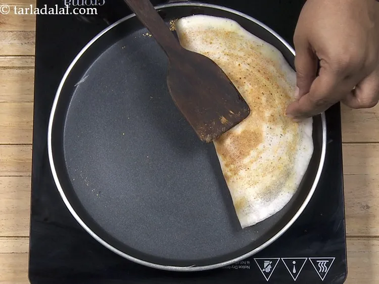 Step 33 – Fold over to make a semi-circle or a roll.