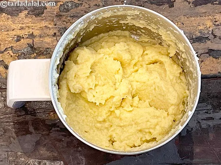 Step 10 – Blend till you get a smooth <strong>ginger garlic paste</strong>. Ensure that no piece of ginger …