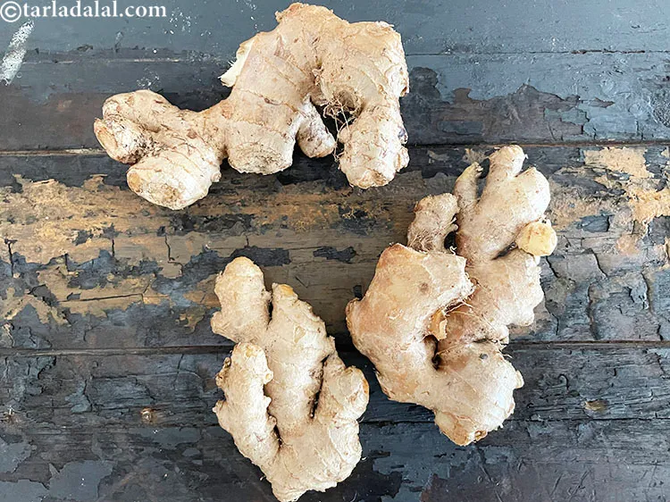 Step 3 – This is what ginger looks like.