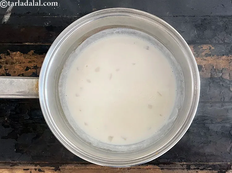 Step 15 – Cook on a medium flame for 5 minutes.