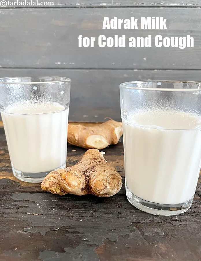Step 17 – Pour the milk into 4 individual glasses.&nbsp;Serve&nbsp;<strong>ginger milk recipe | adrak milk for cold and …