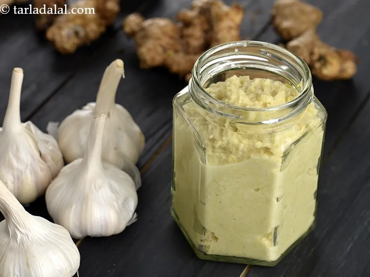 Step 27 – Learn <a href="https://www.tarladalal.com/ginger--garlic-paste--popular-restaurant-recipes--33530r" target="_blank"><strong>how to make perfect ginger-garlic paste</strong></a>.&nbsp;