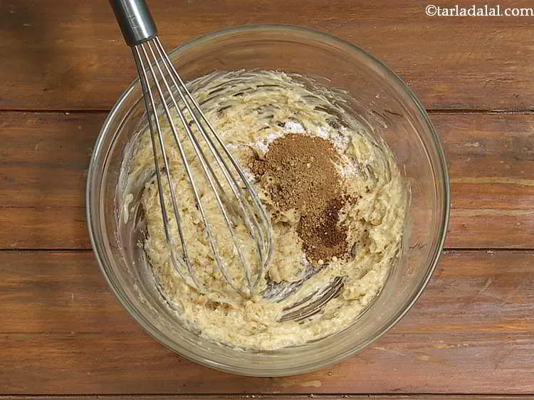 Step 4 – Now add the baking powder, baking soda, dried ginger powder, cinnamon powder, cloves powder and …