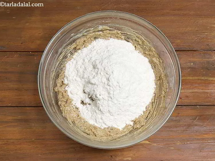 Step 6 – Now add the plain flour and mix well. For such a recipe, we always have …
