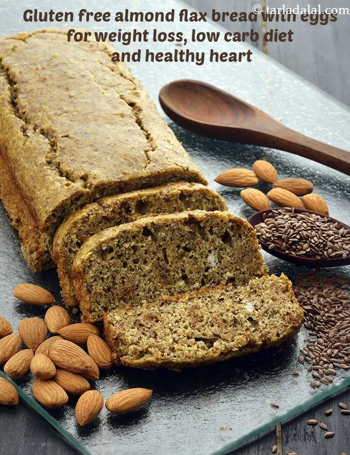 Step 21 – <strong>Gluten free almond flax bread with eggs for weight loss, low carb diet and healthy …