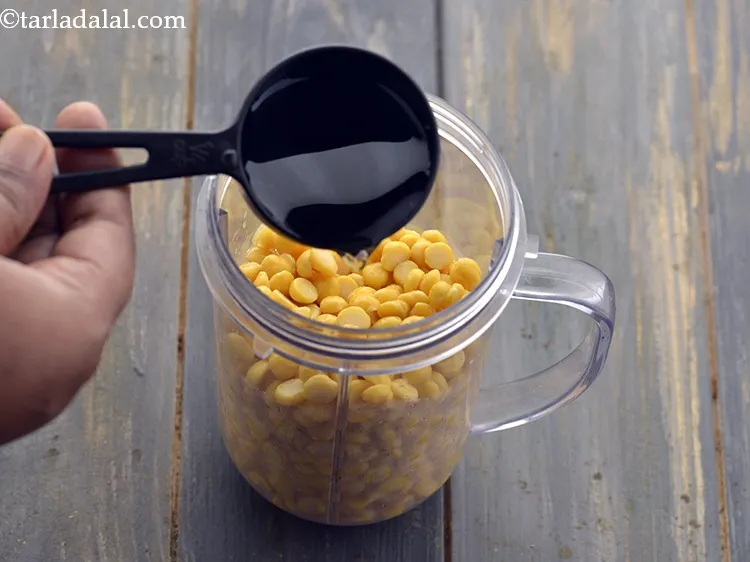 Step 14 – Add &frac14; cup of water.