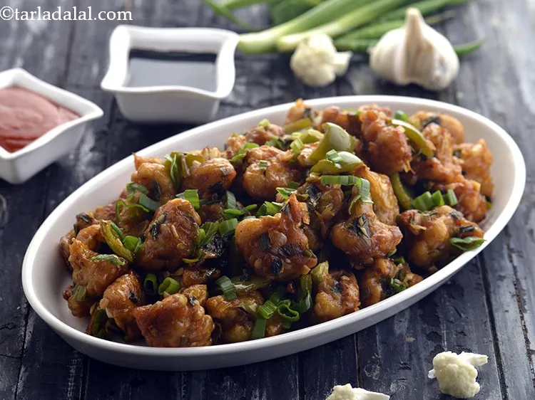 Step 43 – Serve <strong>gobi manchurian recipe | how to make dry gobi manchurian | restaurant style cauliflower …