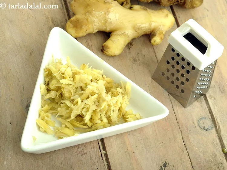 Step 24 – Grated ginger is also a good addition to the black tea.