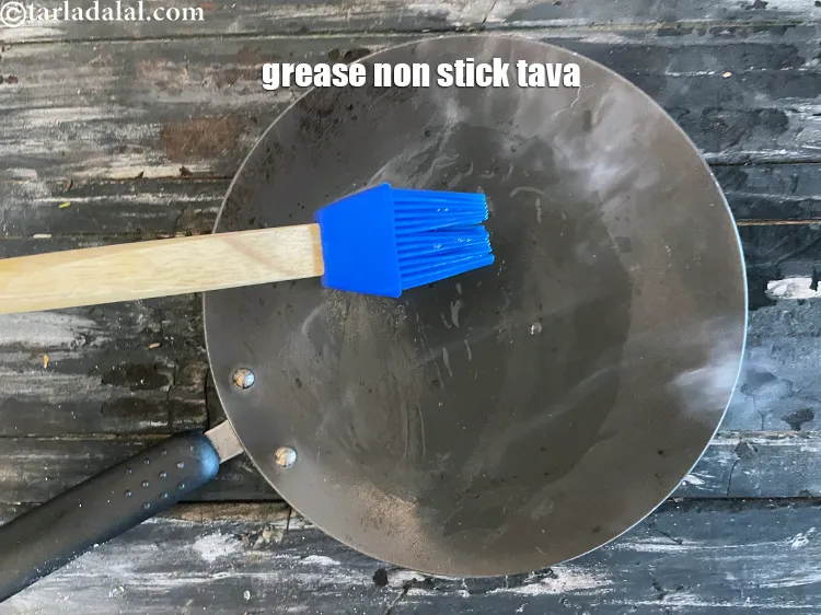 Step 56 – Remember to grease the tava each time.&nbsp;