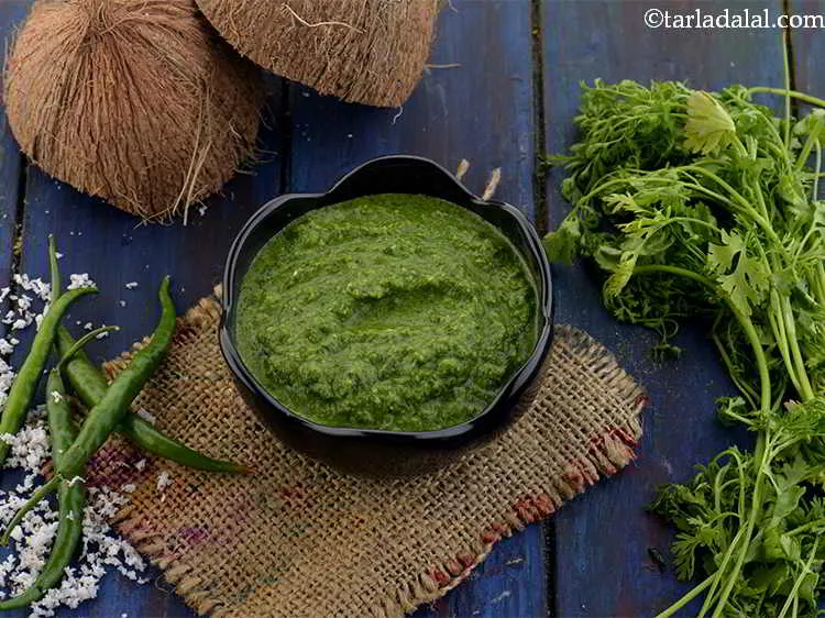 Step 34 – Also spread &frac12; tbsp of <a href="https://www.tarladalal.com/green-chutney-1468r">green chutney</a>.