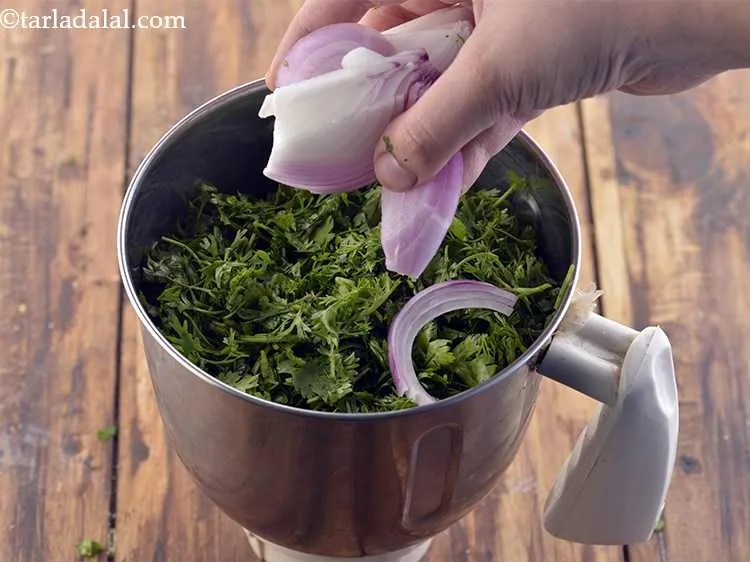 Step 4 – Add sliced onions. It will give a unique taste to the chutney and make our …